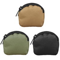 Outdoor Tactical Wallet Multi-functional Coin Purse with Zipper Closure Small Change Bag for Men for Camping Hiking Hunting