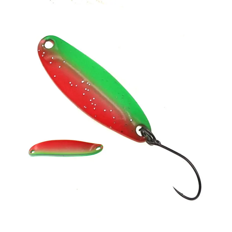 HISTOLURE Trout Area Fishing Lure Spoon Artificial Single Hook wobbler Spinning Baits 3g 38mm  Spoon For Trout Bass Pesca Tackle