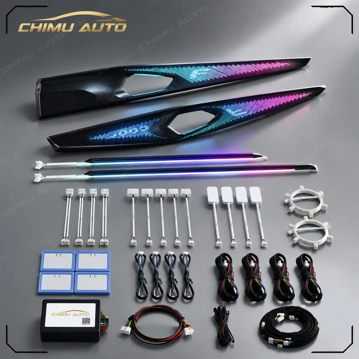 【CHIMU AUTO】Dynamic Ambient Light for Geely Binrui COOL 2022-2024 Interior Atmosphere Lamp 21 Lights Mould Trim Kit