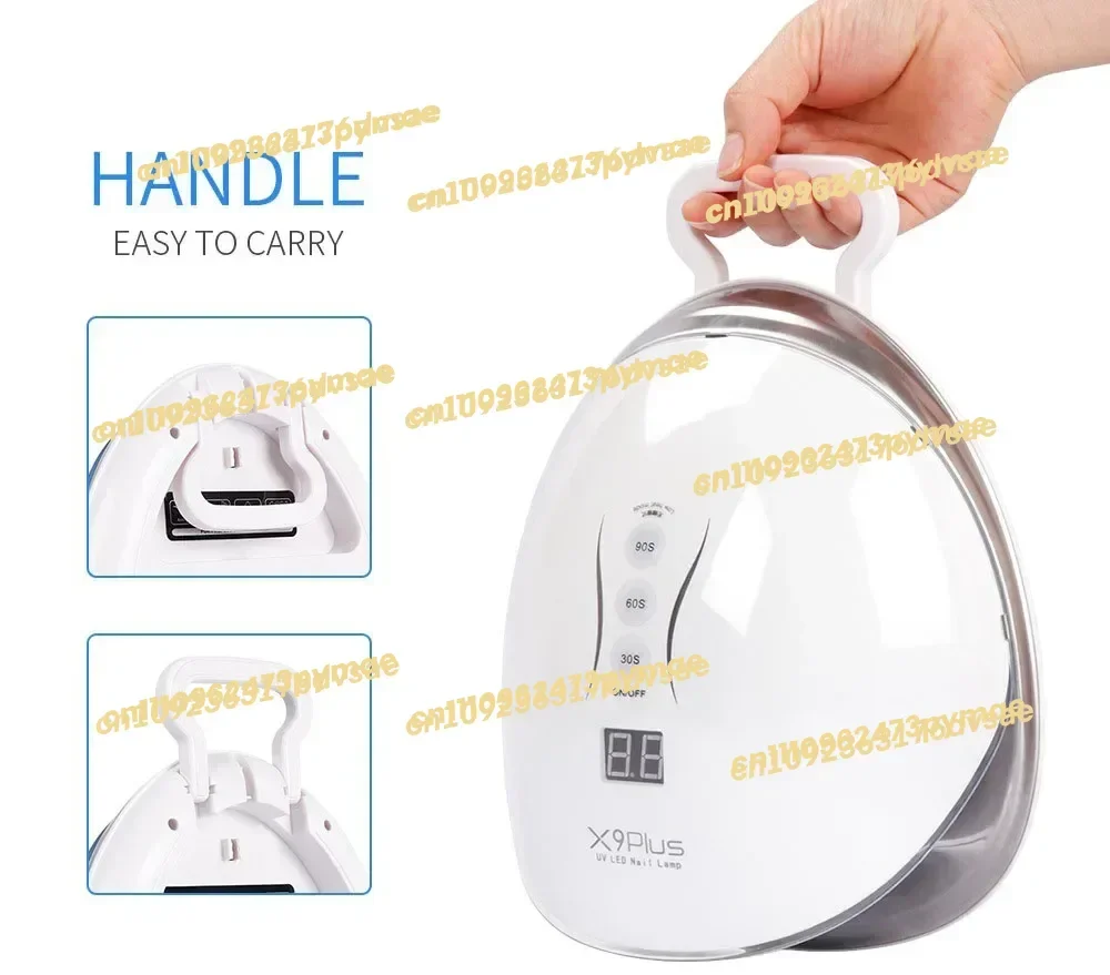 In Stock UV Led Gel Polish Curing Lamp Portable Nail Curing Dryer Lamp 48w for All Gel System