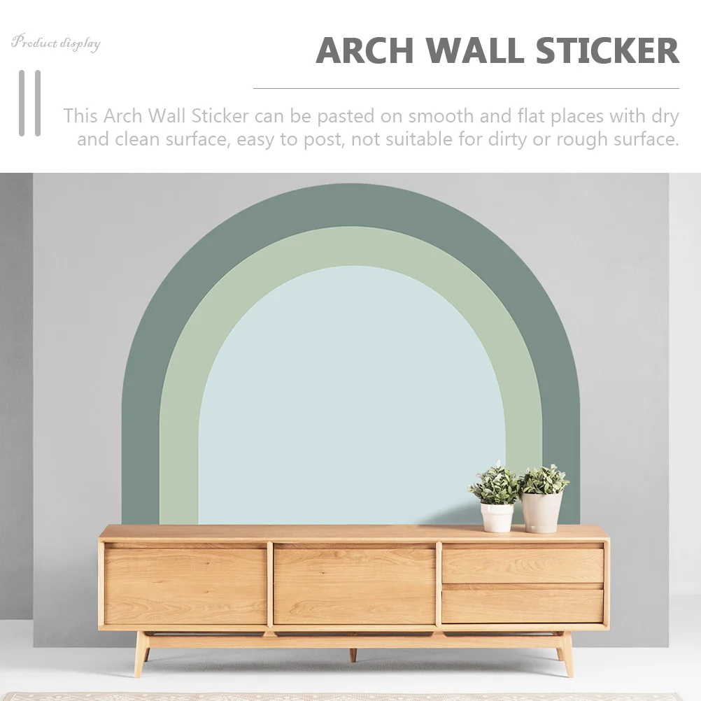 

Geometric Wallpaper Arches Bohemian Decor Peel and Stick Murals Decal Arched Sticker