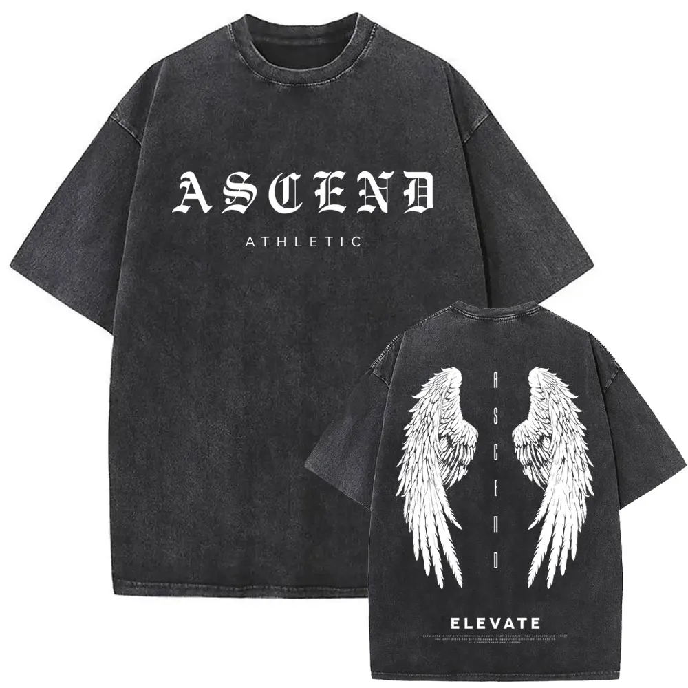 T-shirt vintage délavé « Christian Religious Jesus Forgive Them Father » pour hommes et femmes, style gothique rock, coupe oversize, streetwear
