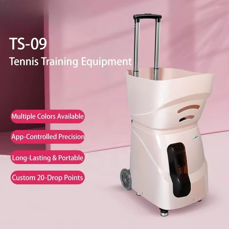 Heißer Verkauf Auto Tennis Trainer Custom Logo Padel Tennis Ball Maschine mit Tragbare App Fernbedienung Training für Praxis