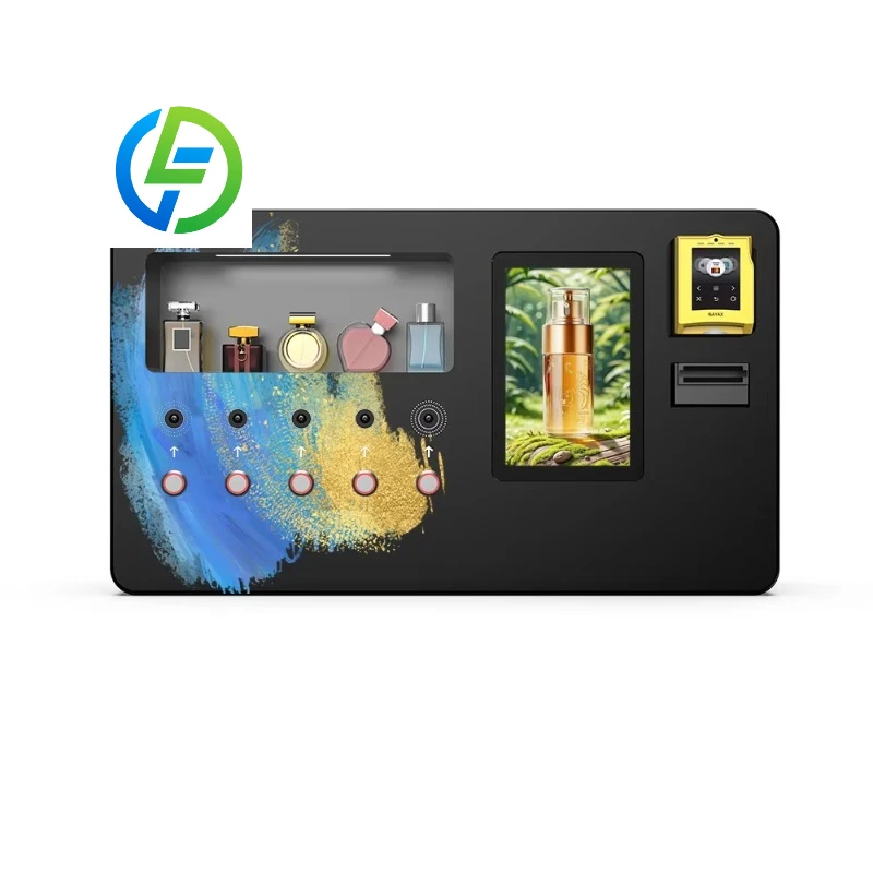 Customizable Perfume Vending Machine Advertising Screen SDK Touchscreen Low-Power 24-Hour Remote Monitoring Cloud Management