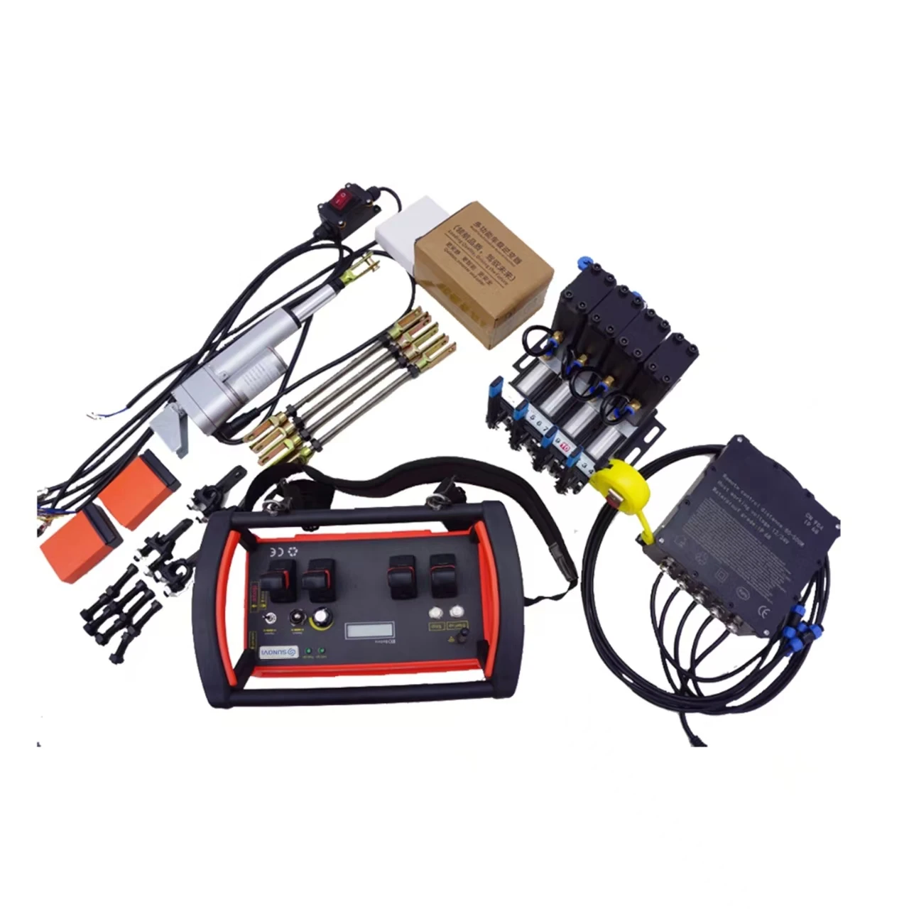 Factory 2025 New  4 Joysticks Radio Proportional Remote Control Kits for Boom Crane 12v/24v