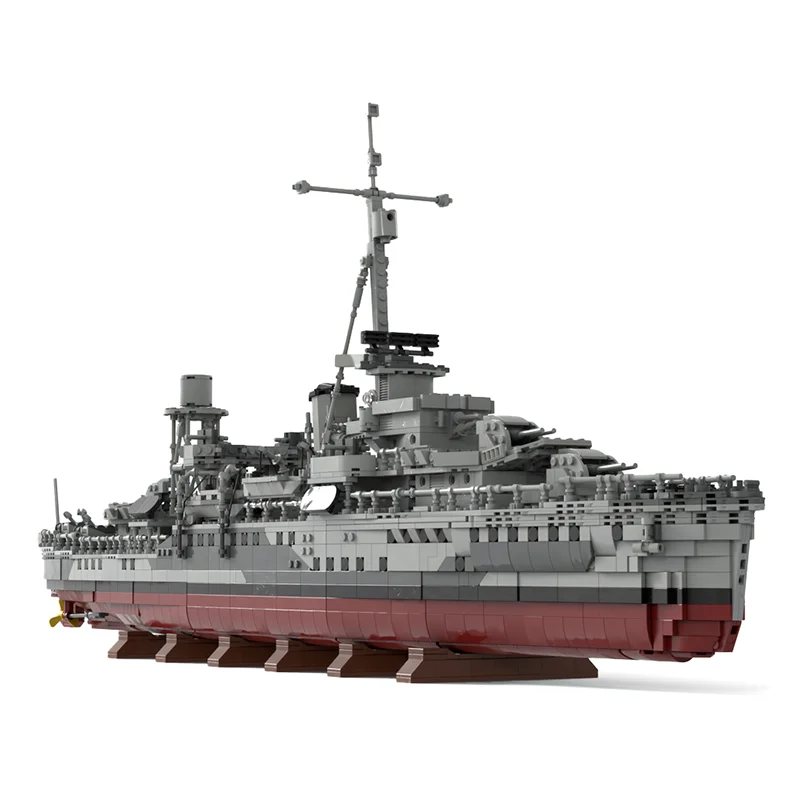 New 3479Pcs Moc Military Weaponed Hms Stork Destroyer Model Building Blocks Technology Diy Assembly Bricks Toy Holiday Gift
