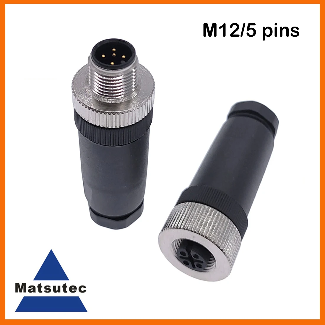 Matsutec MC-N2K_5TX nmea2k Plug nmea2000 M12/5 pins self assemble connector (male or female) Waterproof
