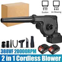 6000mAh Cordless Blower Vacuum Clean Air Blower Dust Blowing Dust Computer Collector Hand Operat Power Tool With 7Pcs Accessory