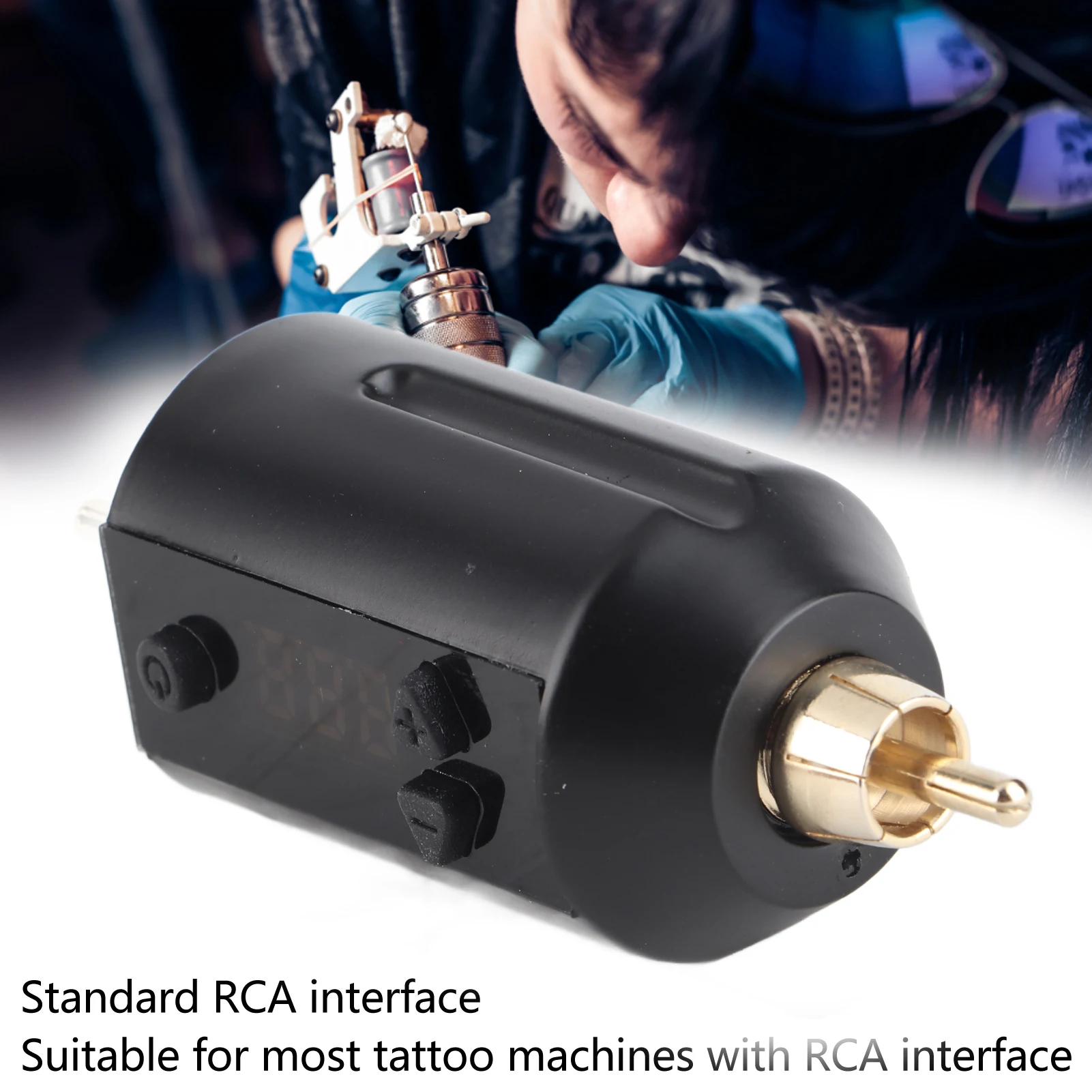 

Tattoo Pen Battery Tattoo Power Supply 3‑12V USB Charging Cordless 1500mAh Interface Tattoo Pen Battery Tattoo Power Supply