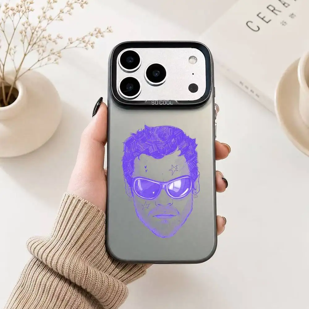 S-Singer Harry S-Styles Gift Phone Case For iPhone 17,16,15,14,13,12,11 Plus,Pro Max,XS,Colorful Silver Phone case Funda Cover - view 2