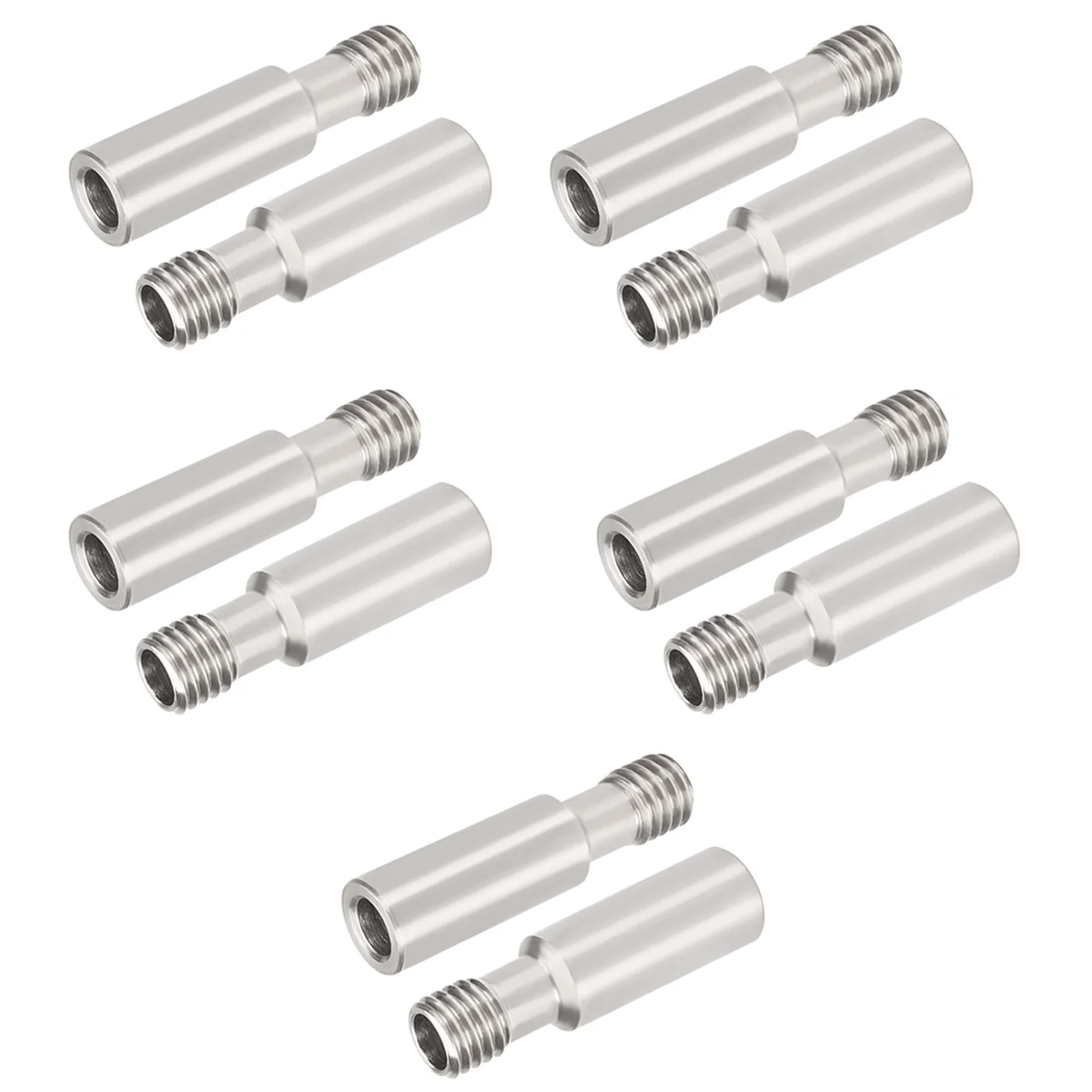 

N33R_10pcs CR10 Stainless Steel Heat Break Throat Part