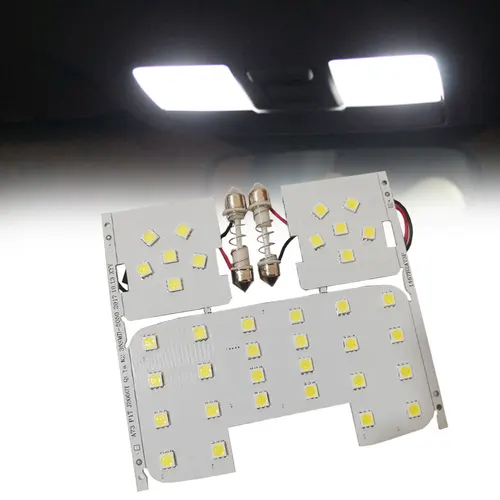 Lámpara de iluminación Interior de coche, luz de lectura Led, decoración automática, lámpara de cúpula para KIA RIO K2 2006-2012/Hyundai Solaris Accent, 1 unidad