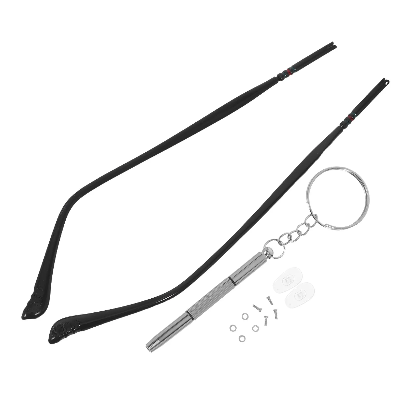 1Pair Universal Glasses Temple Legs Replacement Metal Eyeglass Arms for Frame Repair Strong Corrosion Resistant Easy Tool Free