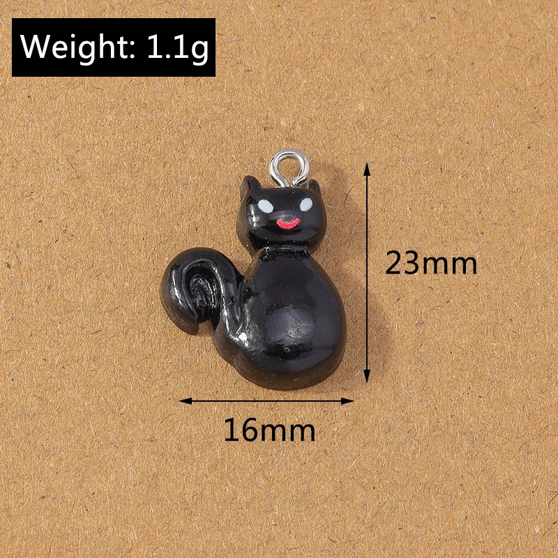 10 Stück niedlichen Harz Halloween Ghost Pumpkin Charms Anhänger für Schmuck machen Halskette Ohrringe DIY Armband Zubehör liefert – Detail 15
