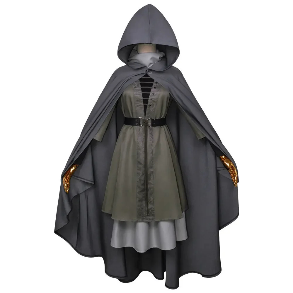 

Game Melina Cosplay Role Play Cloak Dress Belt Suits Game ER Costume Adult Women Roleplay Outfits Fancy Dress Up Party Clothes