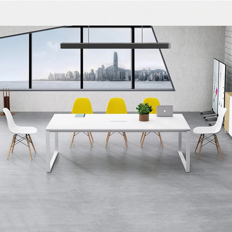 Commercial Office Furniture Wooden Modern Conference Room Desk Home Meeting Table White Conference Table