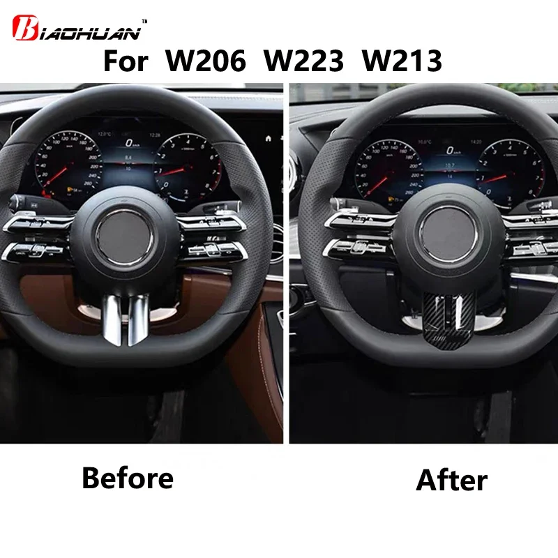 For Mercedes-benz E-class 2021- 2023  E213 E260L E300L E350L  Steering wheel AMG cover plate is suitable