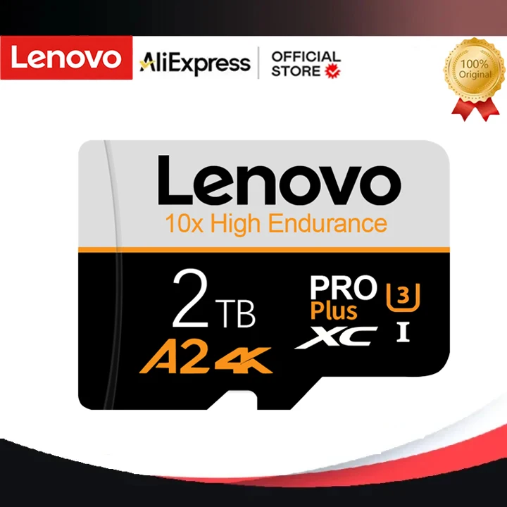 Lenovo SD Card For Nintendo Switch 2TB 1TB Memory Card 128GB 256GB 512GB High Speed Class 10 TF Flash Card For Phone/Camera