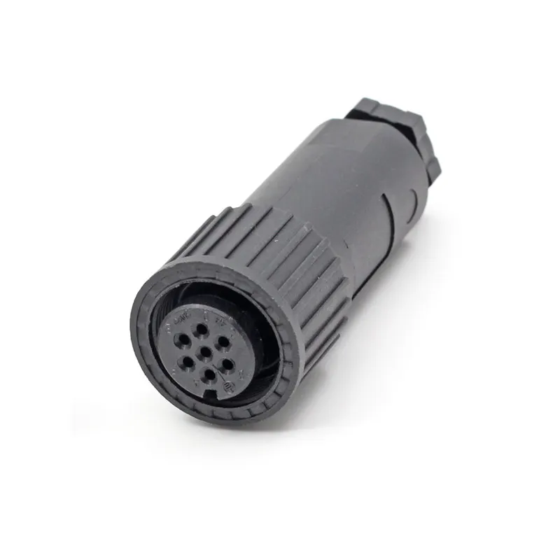 

C14 proportional valve straight female plug and male square socket plastic 7pin servo connector