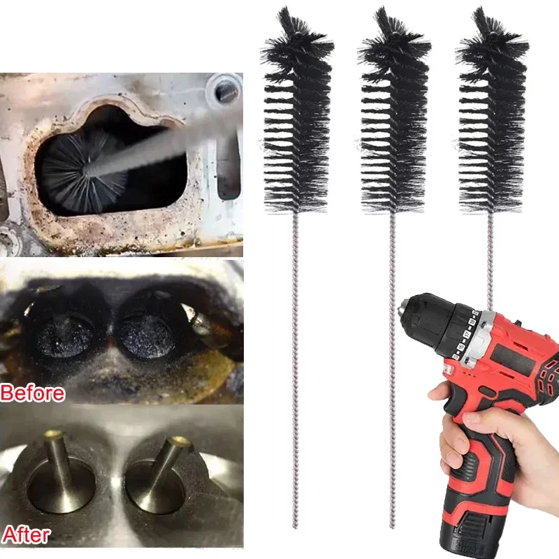 

Valve Carbon Cleaning Brushes for Air Door Carbon Deposits Car Engine Air Inlet Cleaning Tool Car Detail Clean Brushes Universal