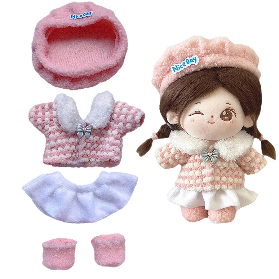 Cute 20cm Cotton Doll Cosplay Clothes Princess Outfits for Girl Figures Cool Dress-Up Sets Ideal Kids' Birthday Gifts & Toys
