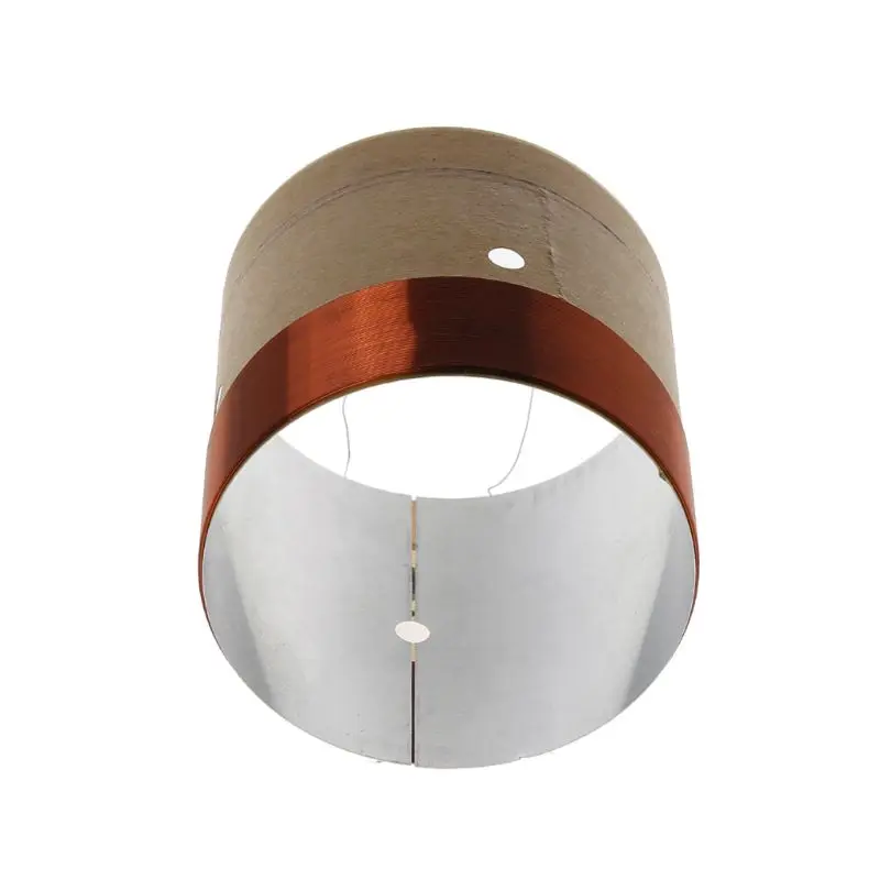 2Pcs 51.5mm Core Woofer Voice Bass Coil ASV White Aluminum for 10\