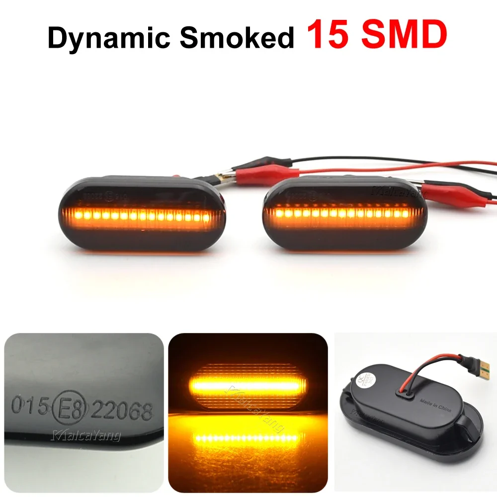 Led Dynamic Side Marker Turn Signal Light For VW Amarok Jetta Golf 3 4 Fox Beetle Lupo Sharan Bora Passat Polo Vento