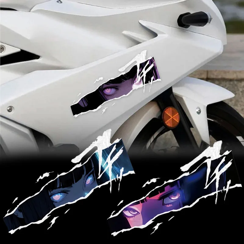 

1 шт., наклейка на мотоцикл для девочек, виниловая наклейка для мотоцикла, передний обтекатель, боковая панель, кузов автомобиля, задний бампер, электрический скутер