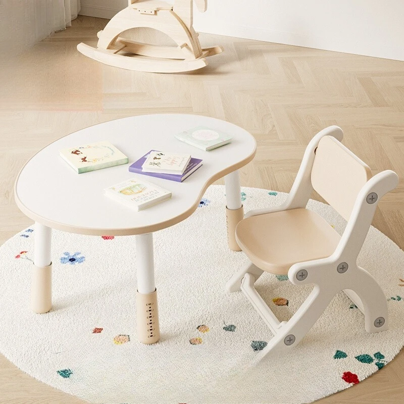 

Kids Desk Children’s Study Table Desk Chair Set for School Use, Adjustable and Comfortable Desk for Kids Room