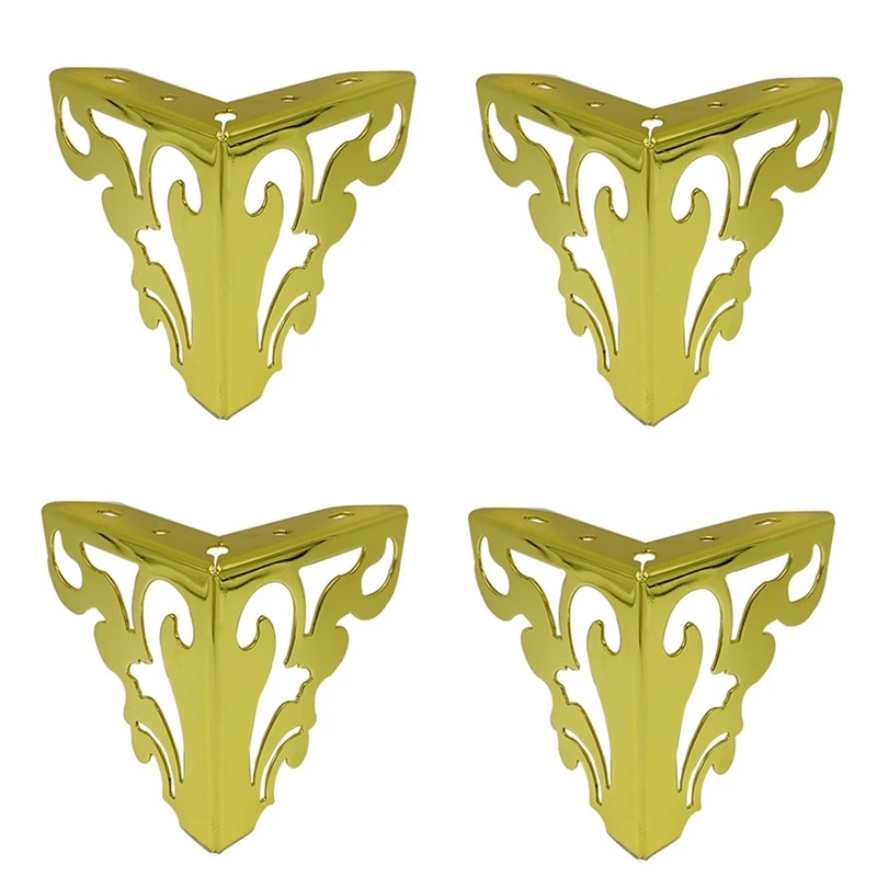 

4Pcs/Set Metal Furniture Legs Hollow Feet For Sofa Chair Table Cabinet Bed DIY Accessories Openwork Furniture Feet-A22G