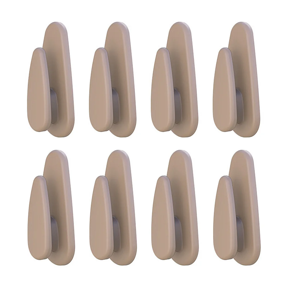 8 قطعة خطافات سيارة ذاتية اللصق للوحة القيادة المطبخ غرفة نوم غرفة المعيشة التخزين المنظم الثقيلة معلقة مفتاح حامل كابل