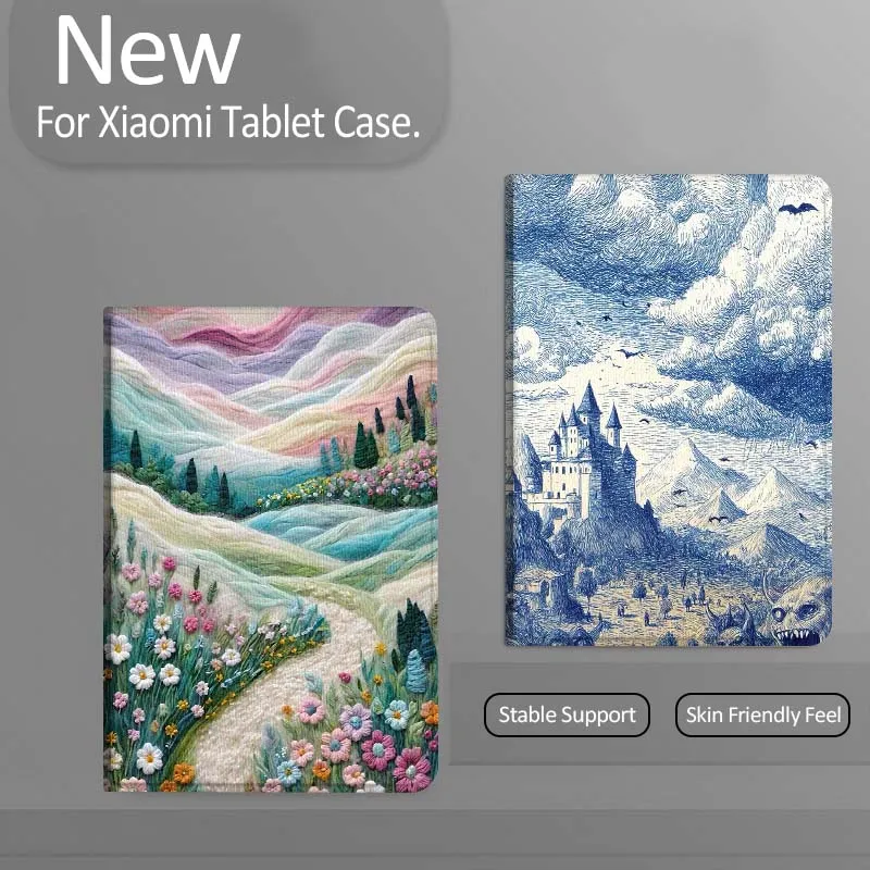 

Cartoon Castle Bat Cloud Gift Tablet Case For Xiaomi Redmi Mini Pad SE K 2 4 5 6 7 8 2023 2025 11 8.8 11.2 10.1 Pro