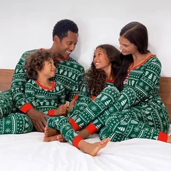 Mother Daughter Father Son Family Look Outfit Baby Girl Rompers Sleepwear Pyjamas 2023 Christmas Family Matching Pajamas