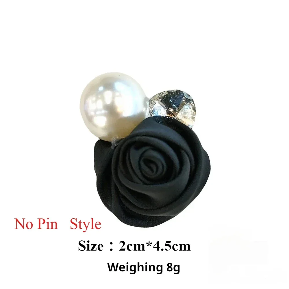 الربيع غزل روز القماش ملصق فتاة حلوة زهرة اللؤلؤ DIY بها بنفسك إكسسوارات الشعر دبوس الشعر مجوهرات الملابس الأحذية والجوارب والاكسسوارات