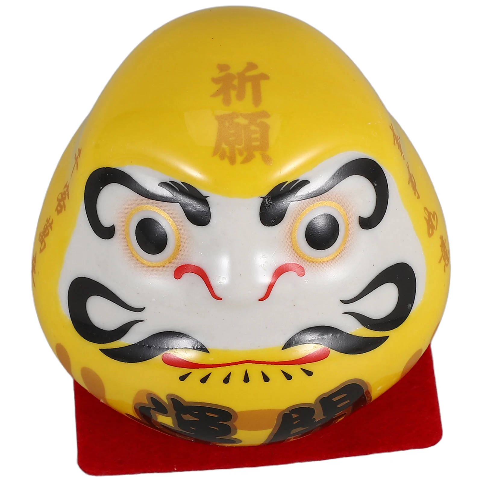 

Japanese Ceramic Home Office Decor Fortune Wealth Lucky Ornament Small Mini For Good Luck Japanese Style