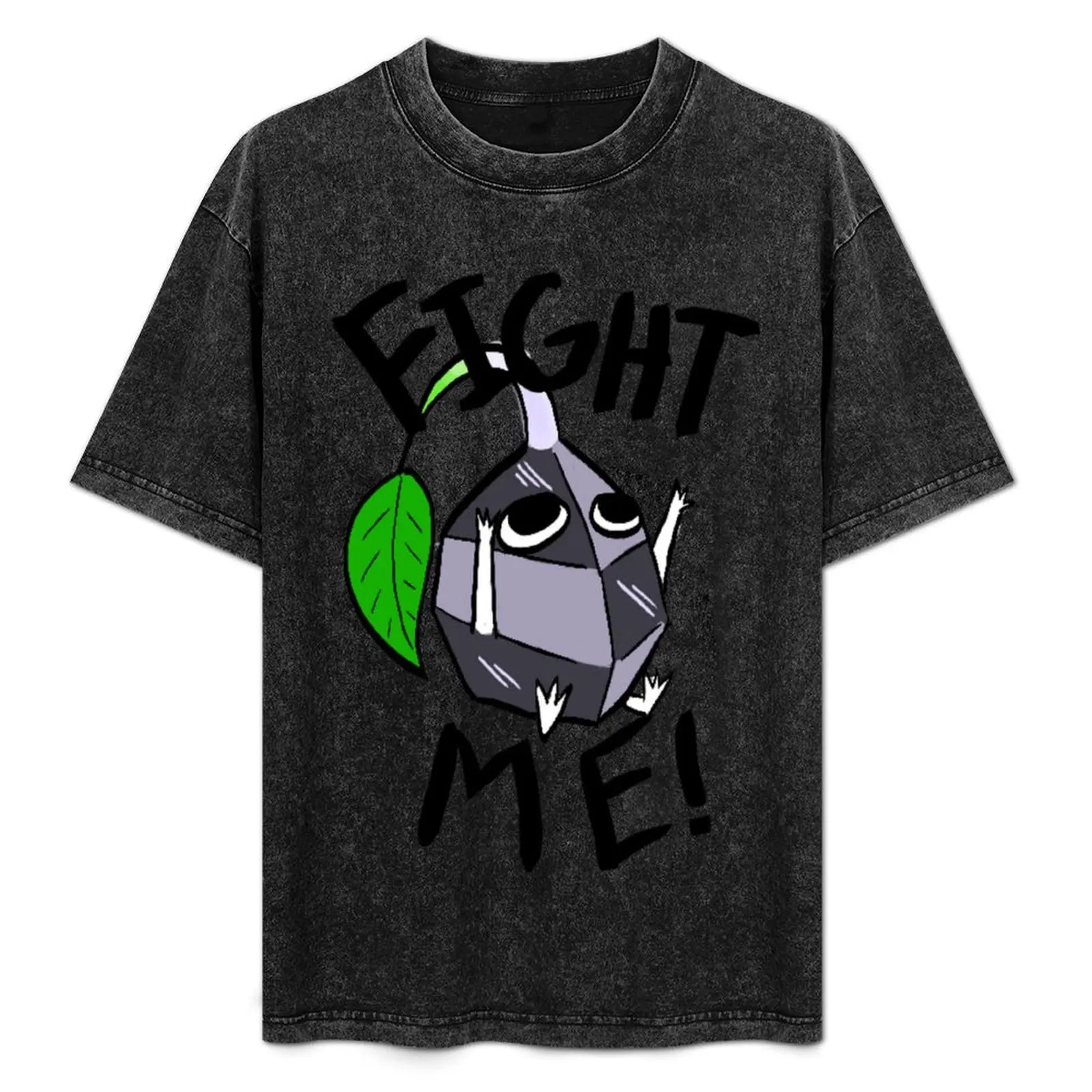 

Fight me! (Rock Pikmin) T-Shirt Basic Daily Outfit Short Sleeve Tee