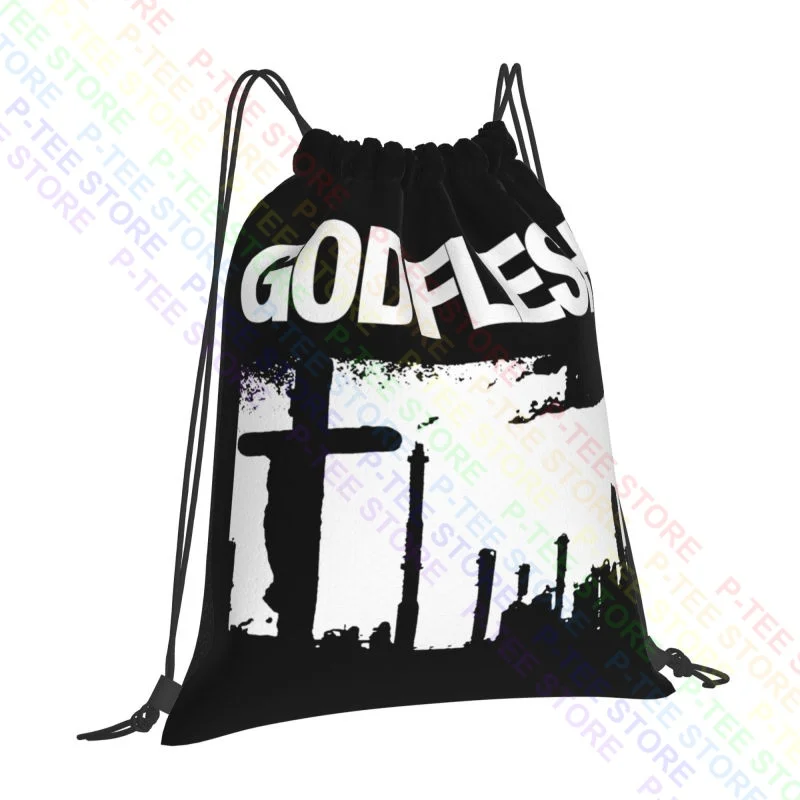 Godflesh Band Logo Drawstring Bags Gym Bag Gym Shoe Bag Eco Friendly Multi-function