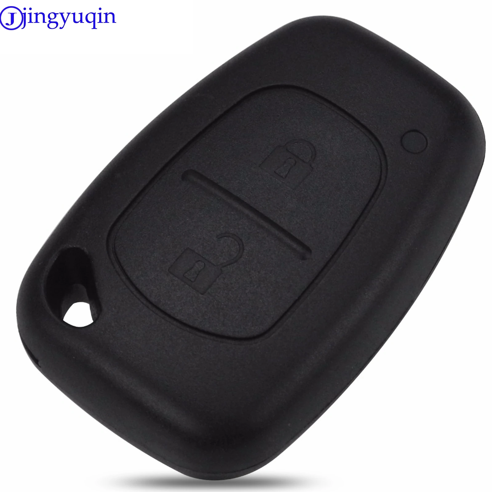 jingyuqin 2 Button Remote Uncut Blade Car Key Shell For Renault Trafic Vauxhall Opel Vivaro Nissan Primastar Flip Fob Case Cover