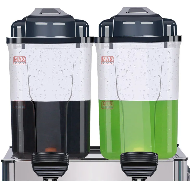 

2-Pack Electric Commercial Juicer Dispenser High-Yield Fast-Food Restaurant Juice Maker