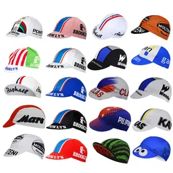 Multiple Retro Styles Cycling Cap Men Women Black White Cycling Hat Quick-Drying Polyester Summer Cycling Hat Molteni PDM