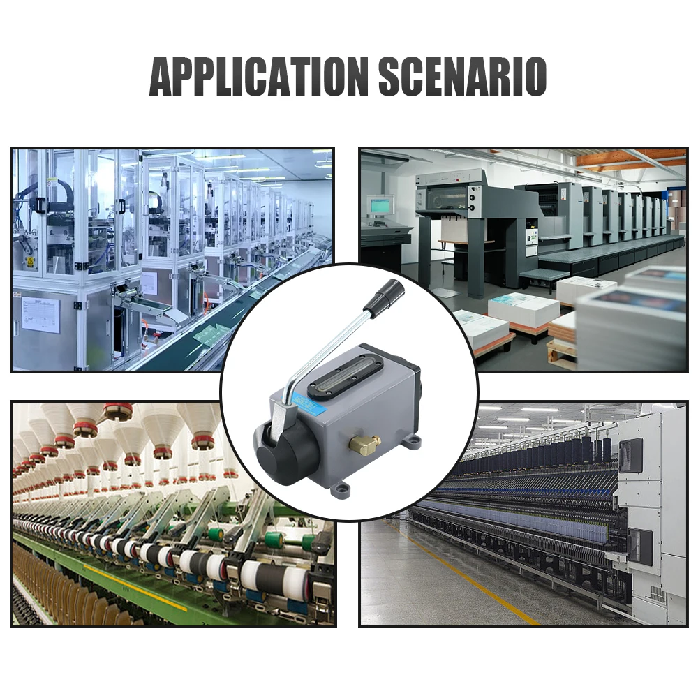 0.5L Metal Lubricant Pump Manual Lubrication Oil Pump for CNC Machine Router Antirust