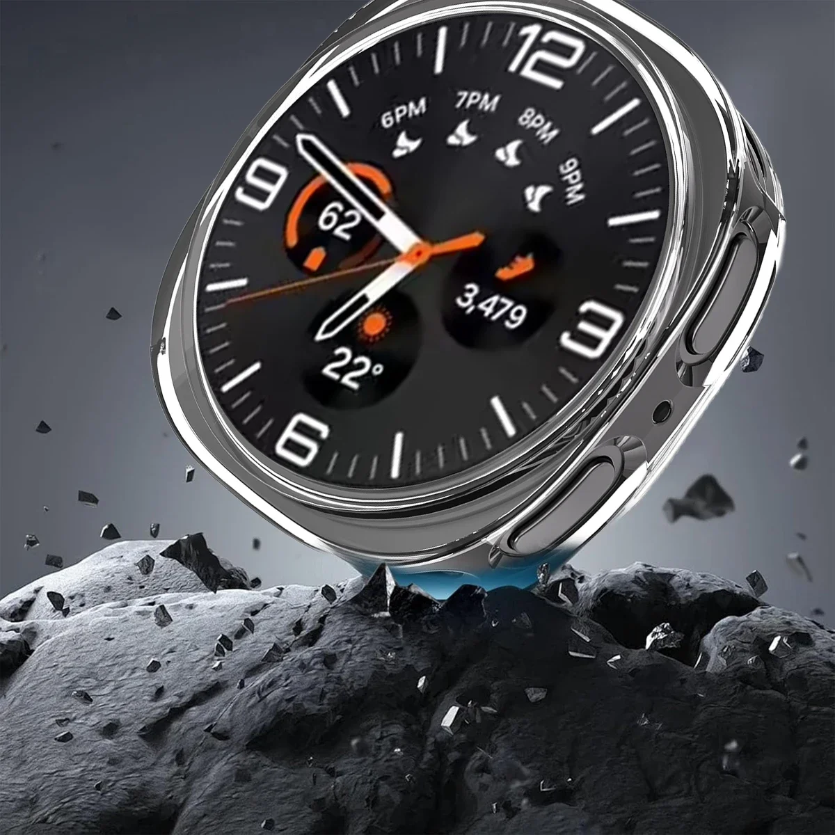 Schutzhülle für Samsung Galaxy Watch 8 9 Harter PC-Stoßfänger Ohne Displayschutzfolie für Galaxy Watch 8 9 40mm 44mm Abdeckung Zubehör – Detail 3
