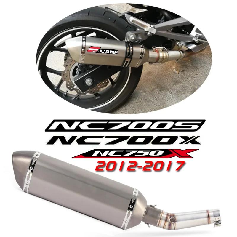 

Nc700 Nc750 Nc700s Slip On Escape For Honda Nc700 Nc700s Nc700x Nc750 Nc750x 2012-2017 Motorcycle Exhaust Muffler Link Pipe