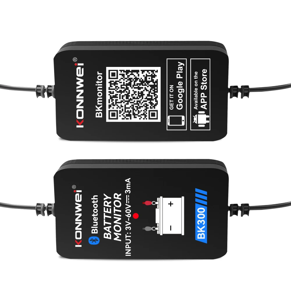 Car Battery Monitor with Bluetooth, 12V 36V Battery Health Analyzer, Mobile APP BKmonitor for Car Motorcycle Truck Lawn Mower