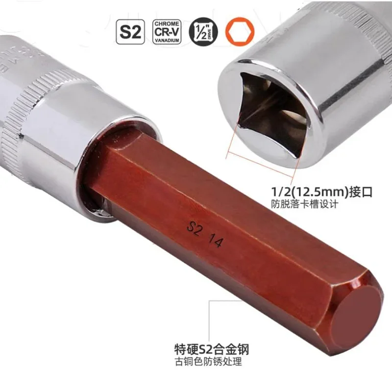 100Mm Long 1/2 Inch…