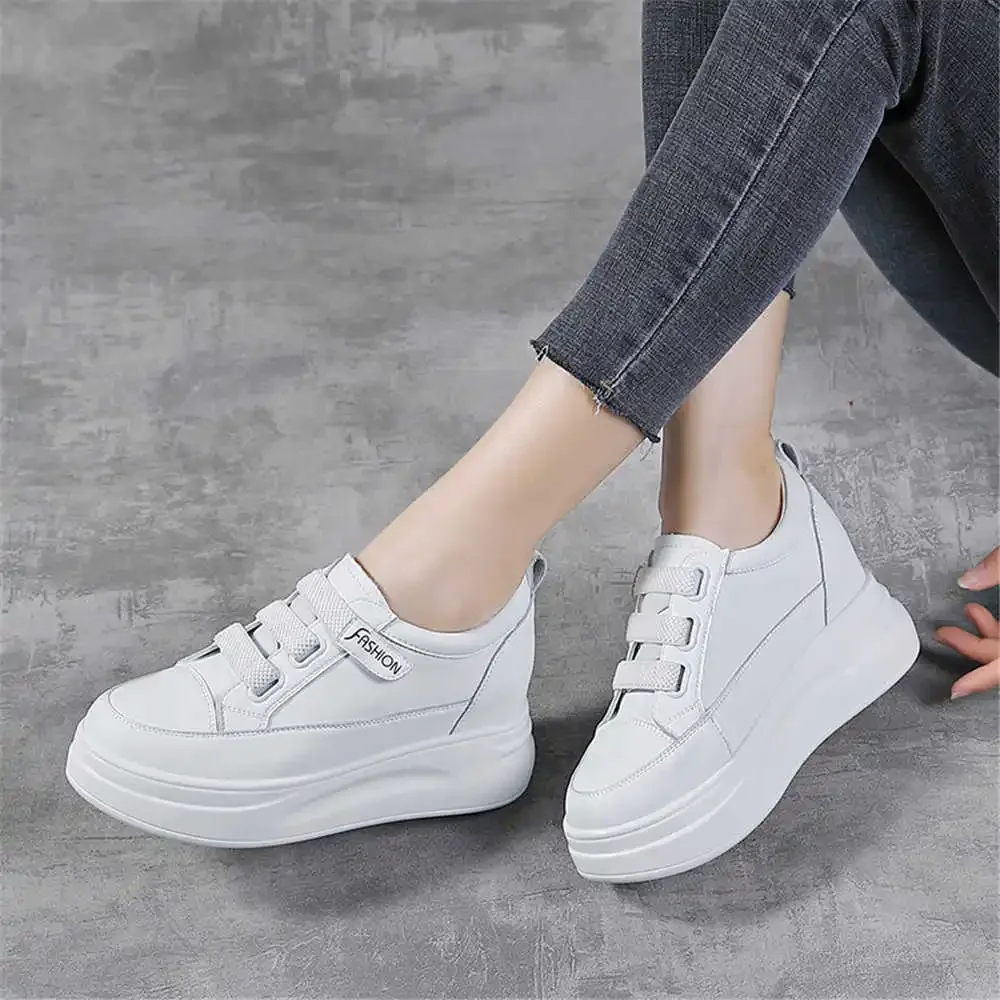 Small Size Number 34 Shoes Woman White Sneakers Vulcanize Novelty Sports Shoes Brand Trainers Women Baskettes Dropship