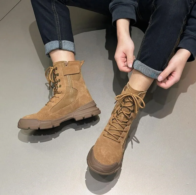 

Новые ботинки для женщин и мужчин, осенне-зимние модные женские ботинки на шнуровке «Челси» на молнии, Botas Mujer, спортивная женская обувь