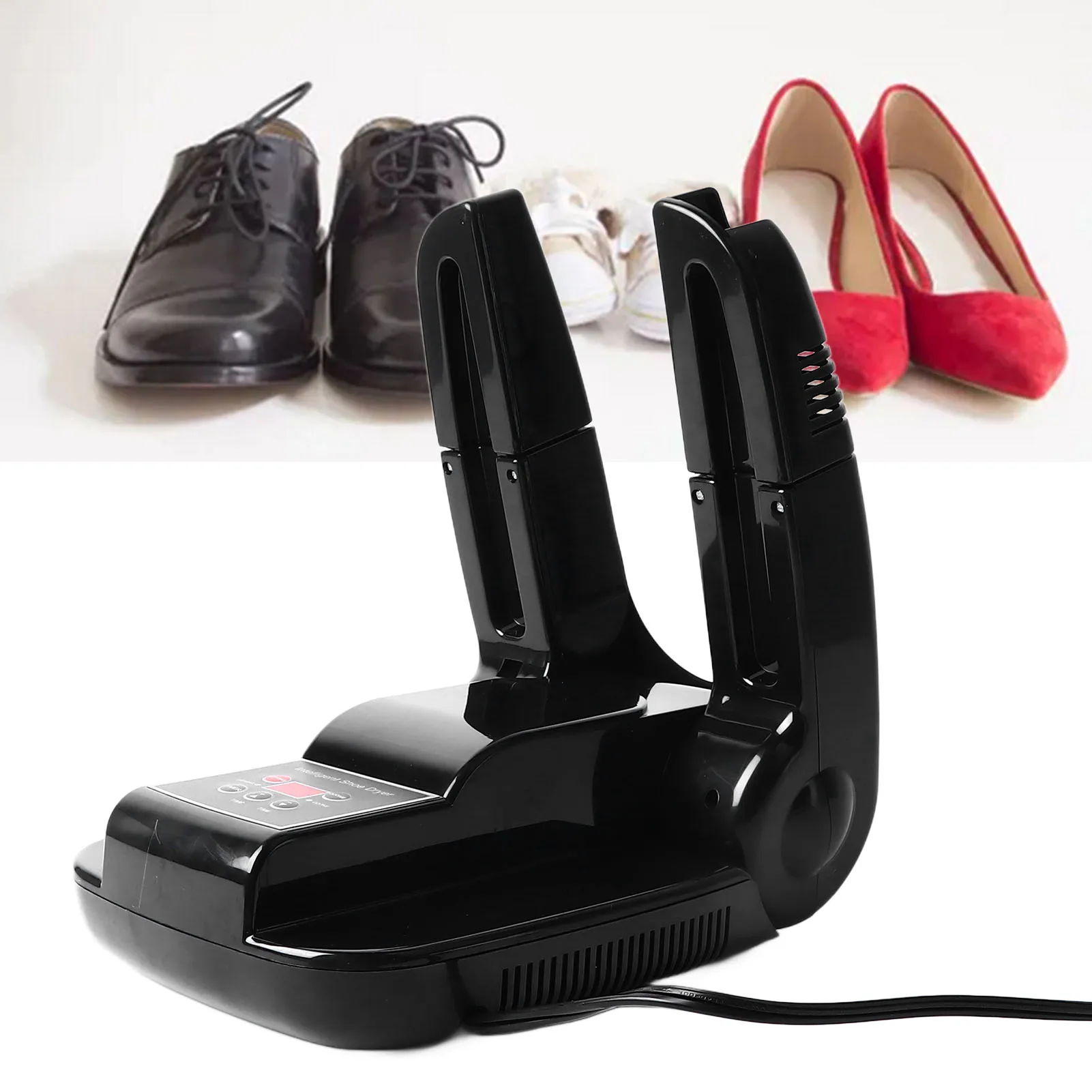 Boot Dryer Portable Fast Heating Silent Operation Shoe Warmer for Boots Gloves Collapsible Design with Timer for Travel Home Use