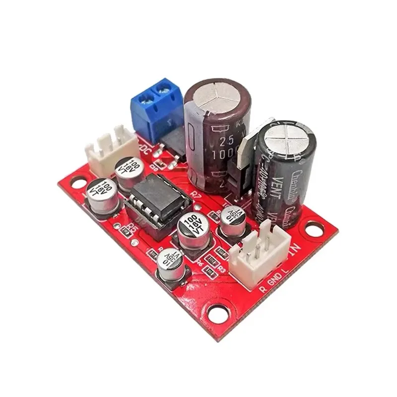NE5532 Servo Audio Preamplifier Board, DC8-24V / AC5-16V Preamp Amplifier PCB Assembly