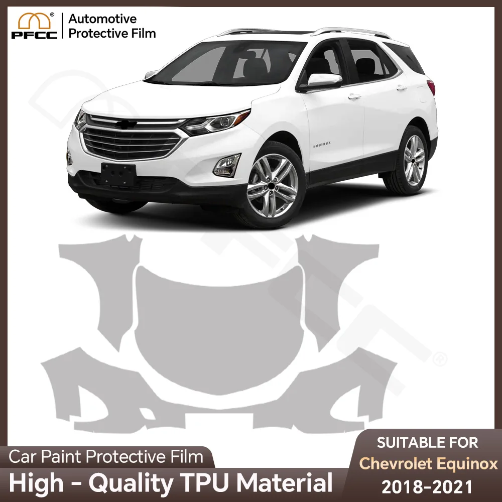 

Для Chevrolet Equinox 2018-2021: Защитная пленка из ТПУ (8,5 мил) от царапин, предварительно вырезанная, прозрачная, для кузова автомобиля, комплект PPF, устойчивая к царапинам защитная пленка-покрытие